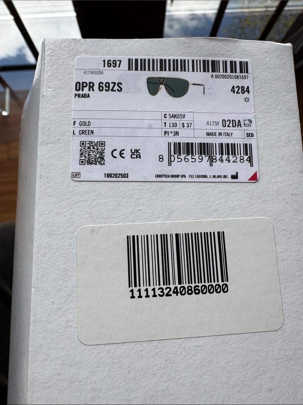 Prada Black Fabric Sunglasses Pouch and Box Set - Picture 9 of 12